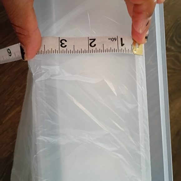 Amazon Clear Stackable Food Storage Containers with Black Label Tags - Picture 5 of 12